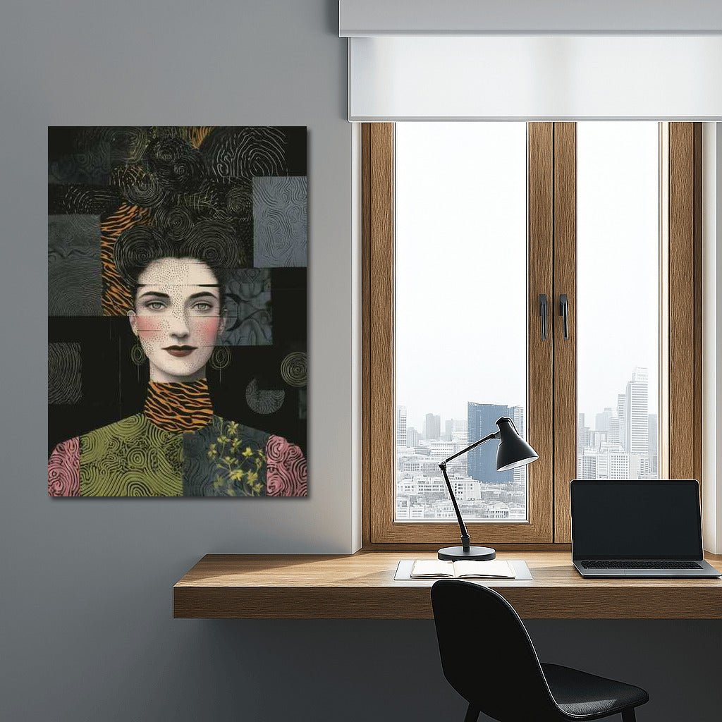 Symphony of Fantasies: Maximalist Portrait in Patterns and Colors