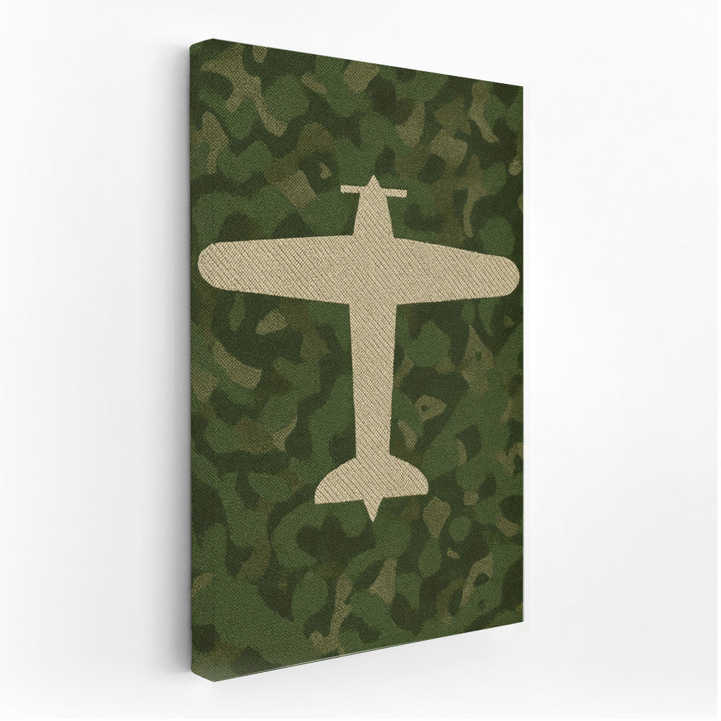 Airplane Silhouette: Honor and Memory of Military Veterans