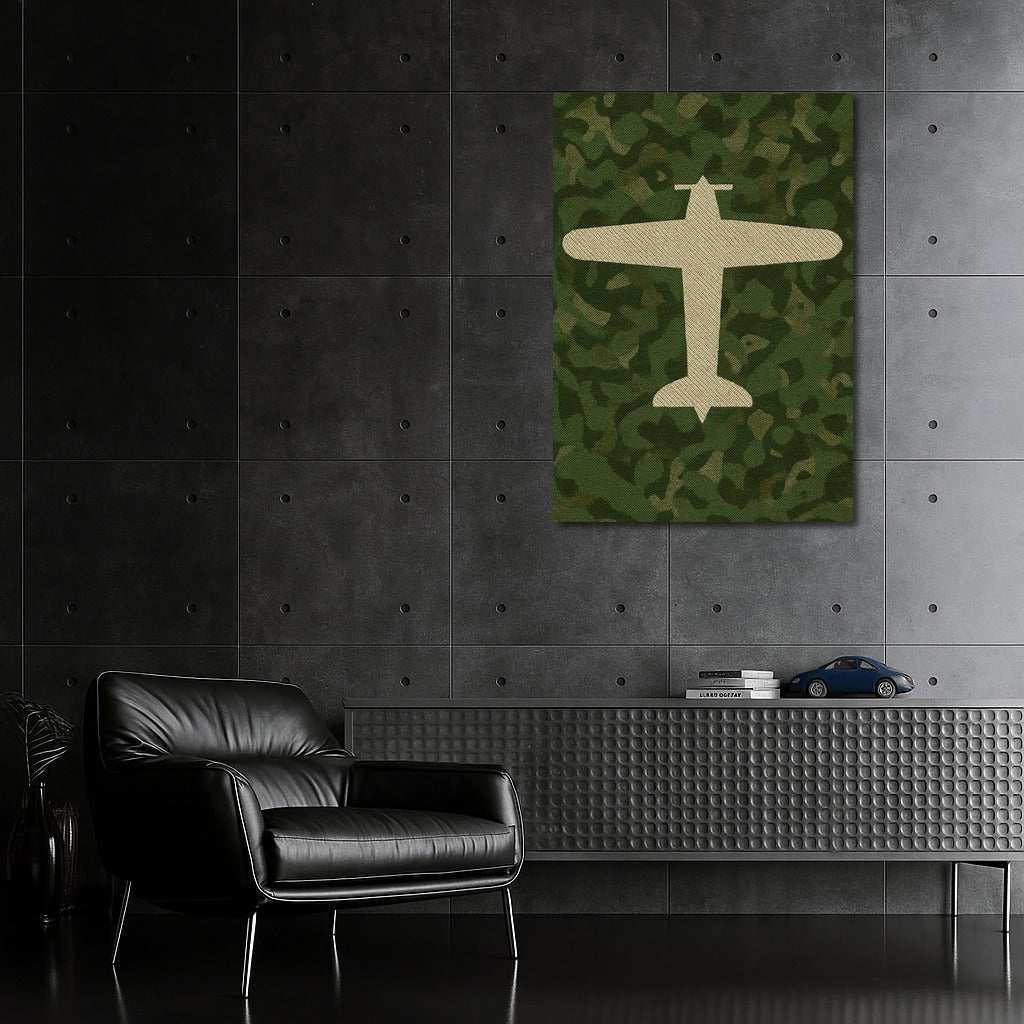 Airplane Silhouette: Honor and Memory of Military Veterans