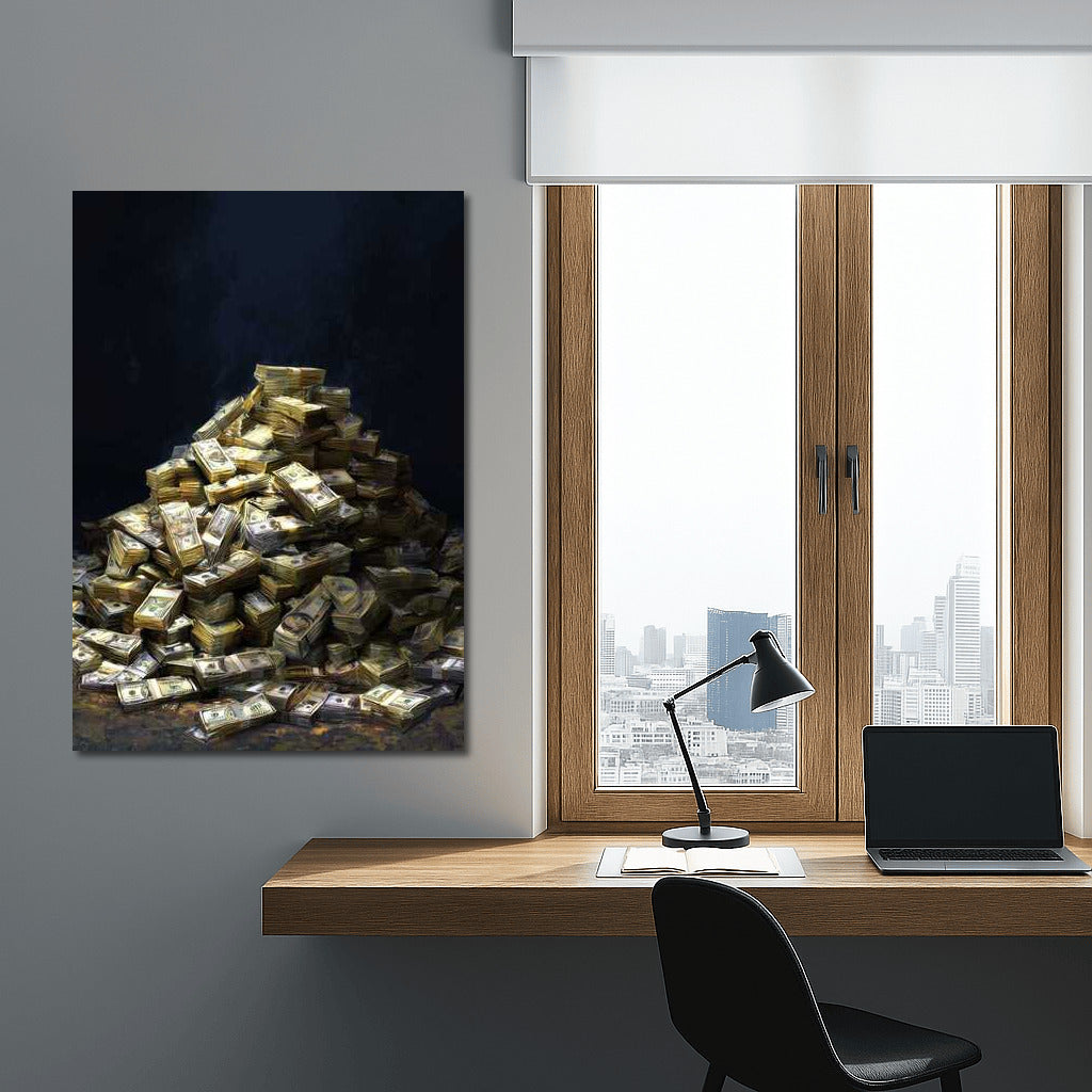 Ocean of Wealth: Pile of Banknotes