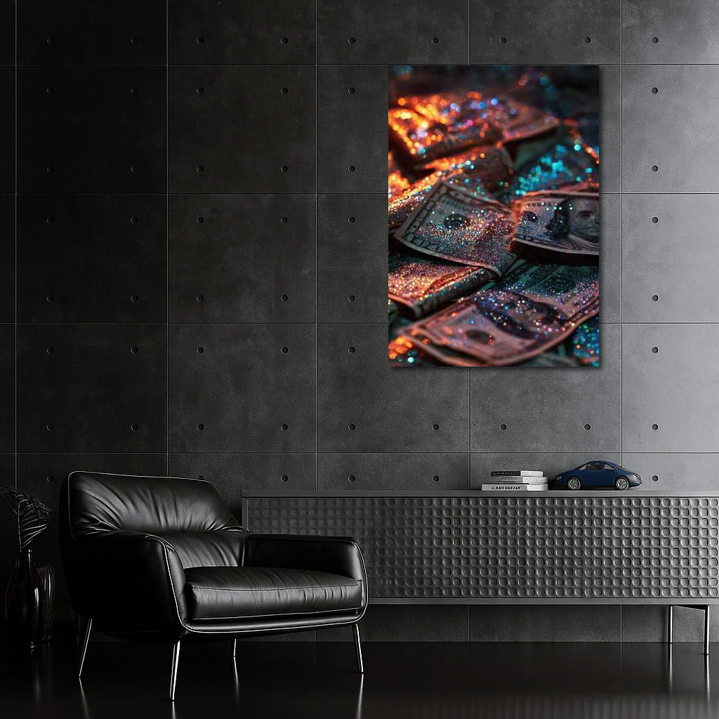 Sparks of Wealth: Glitter and Style Money