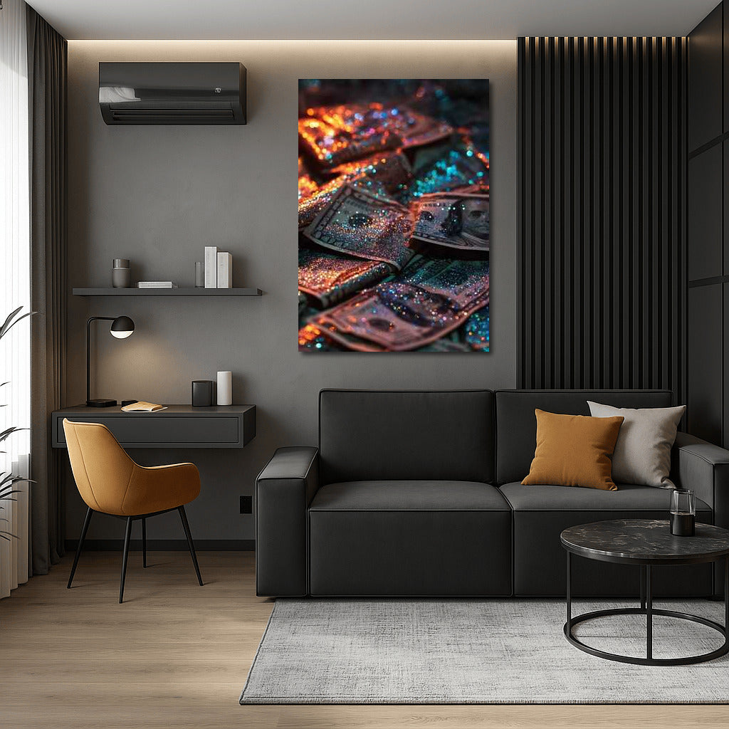 Sparks of Wealth: Glitter and Style Money