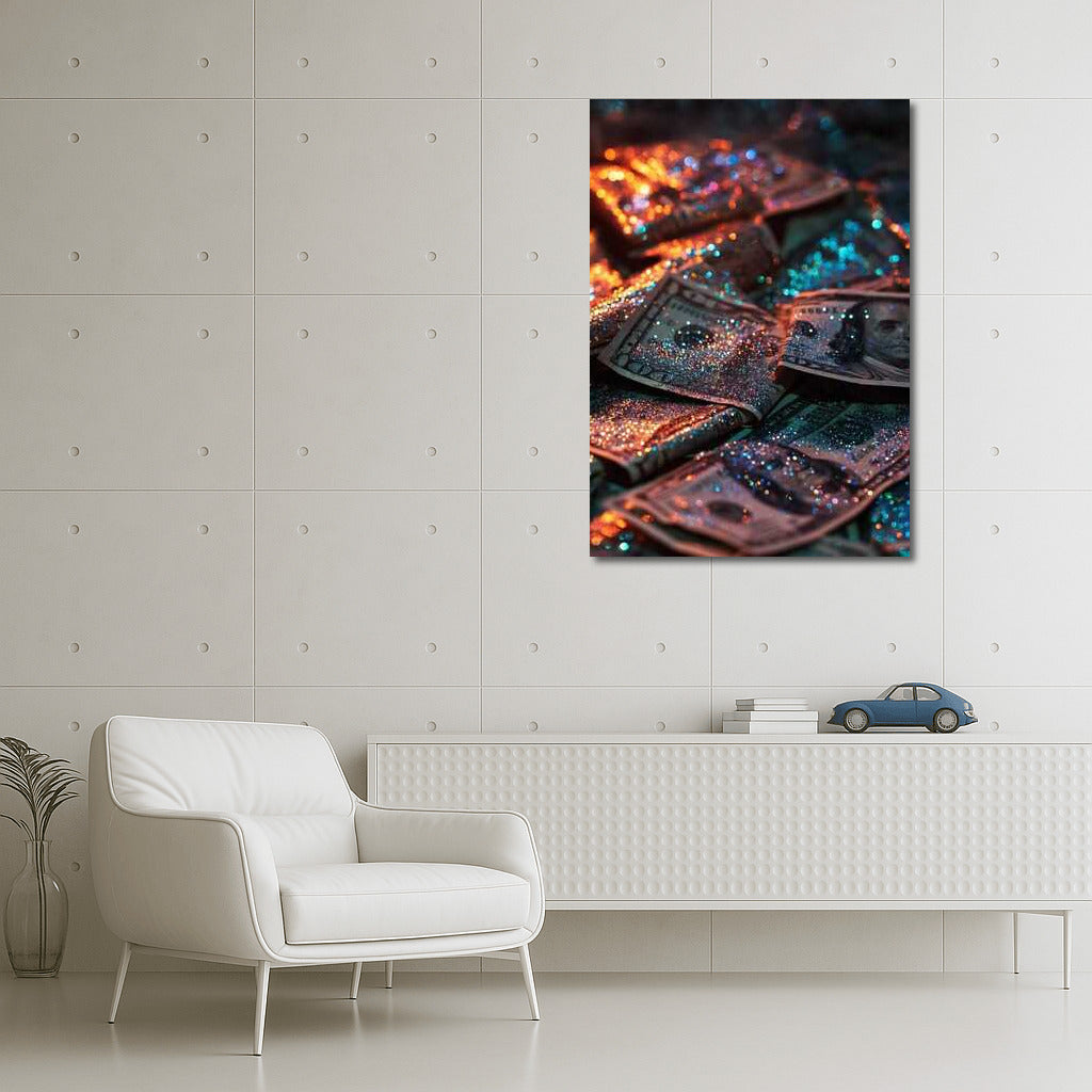 Sparks of Wealth: Glitter and Style Money