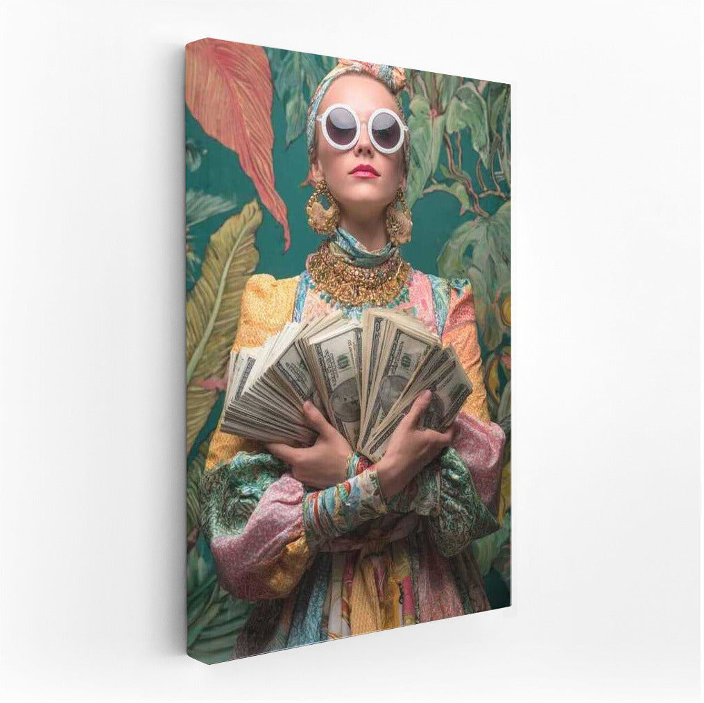 Playful Chic: Style and Money on Canvas