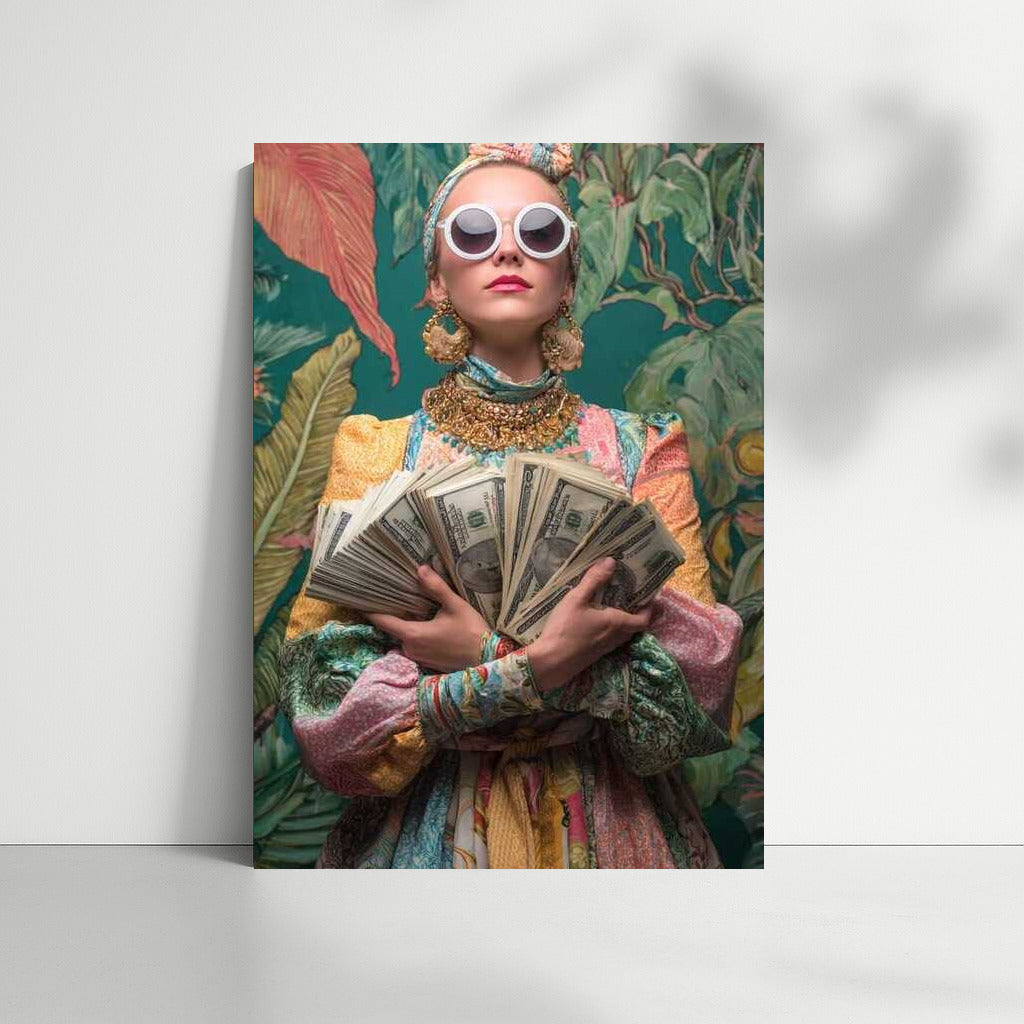 Playful Chic: Style and Money on Canvas