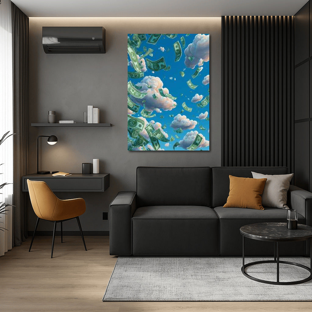 Floating Bills: A Dream of Unlimited Possibilities