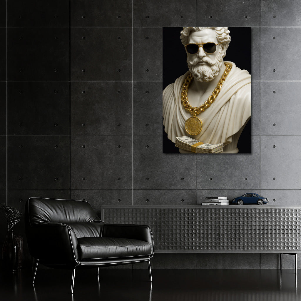 Golden Statue: Symbol of Wealth and Style