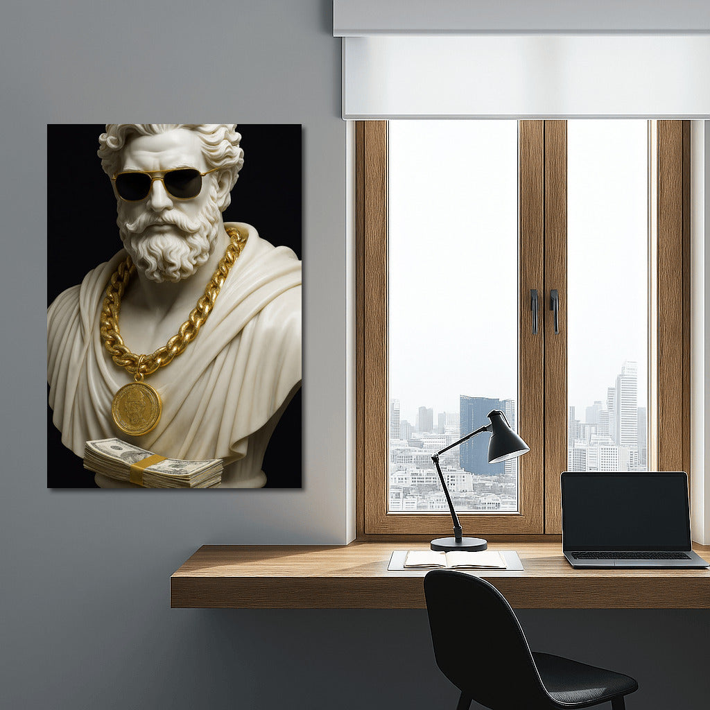 Golden Statue: Symbol of Wealth and Style