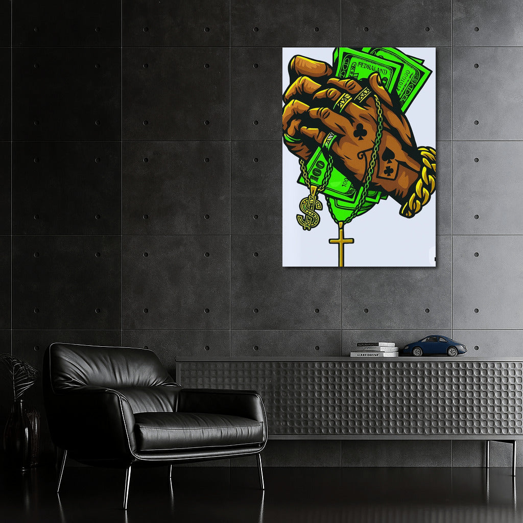 The Power of Money: Banknotes and Glitter