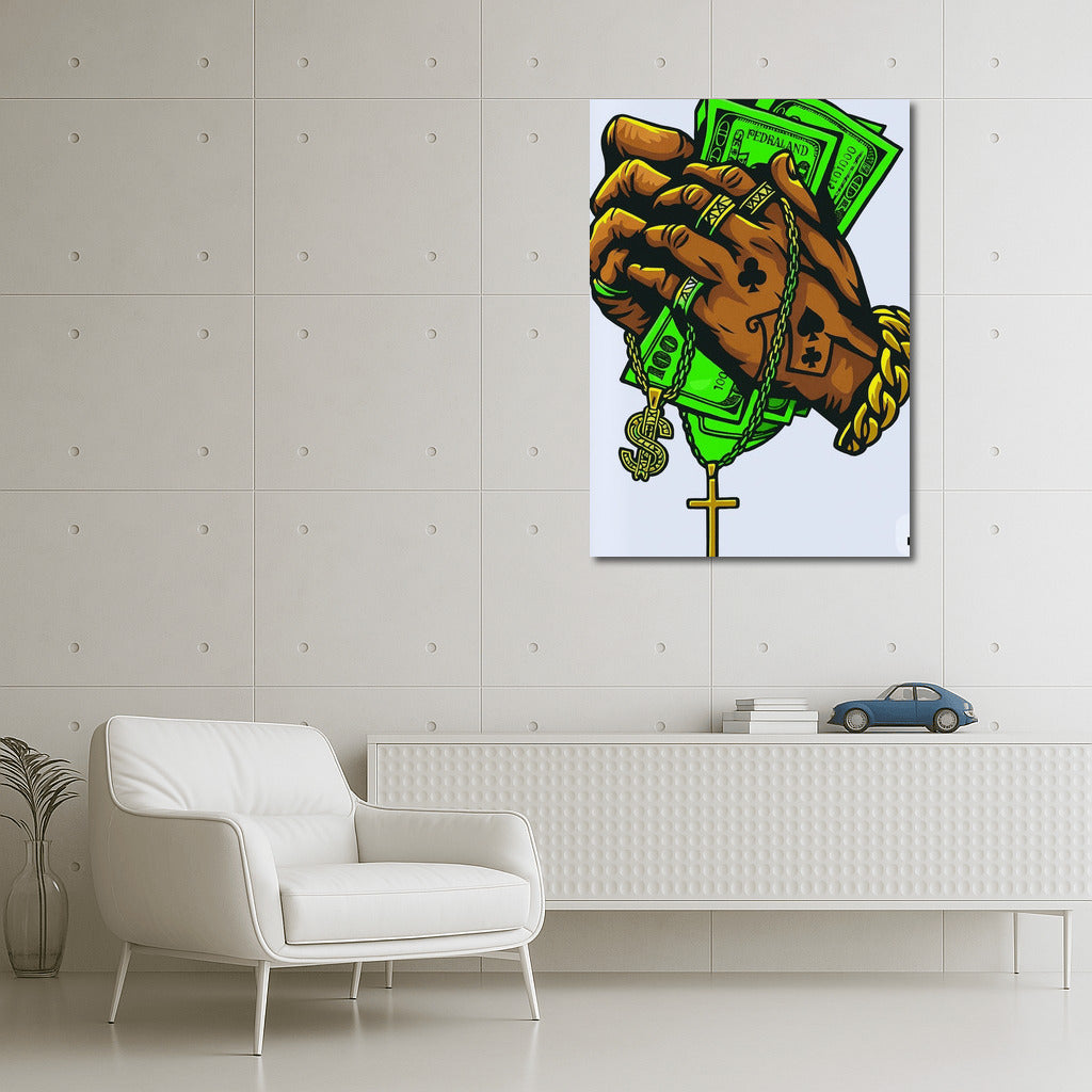 The Power of Money: Banknotes and Glitter