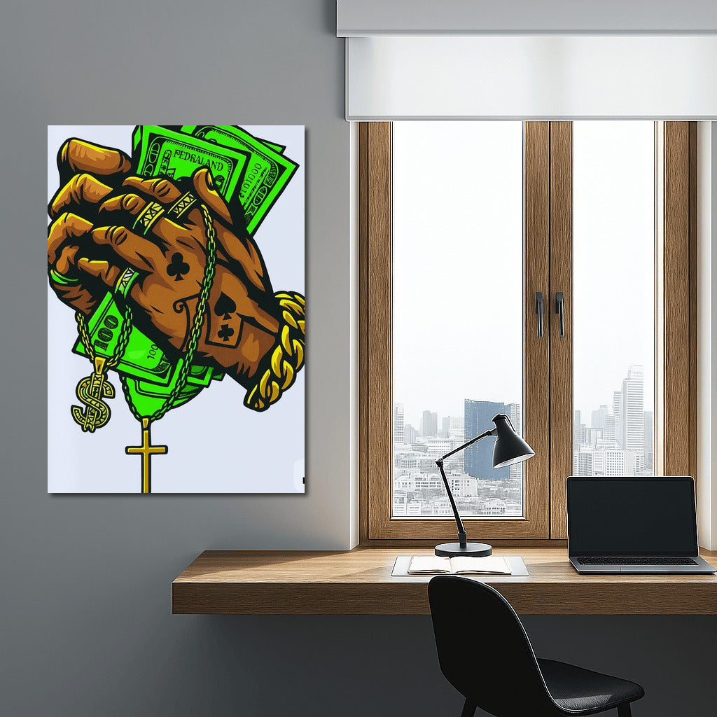 The Power of Money: Banknotes and Glitter