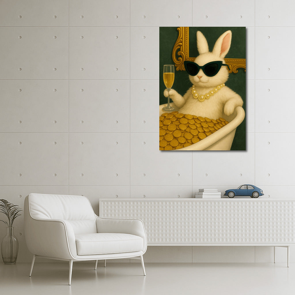 Golden Rabbit: The Irony of Luxury and Money