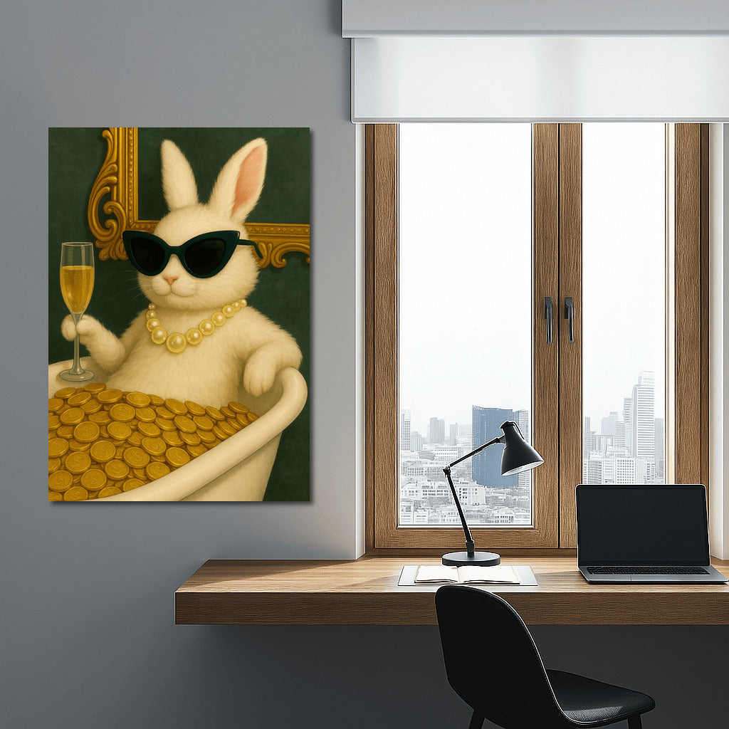 Golden Rabbit: The Irony of Luxury and Money