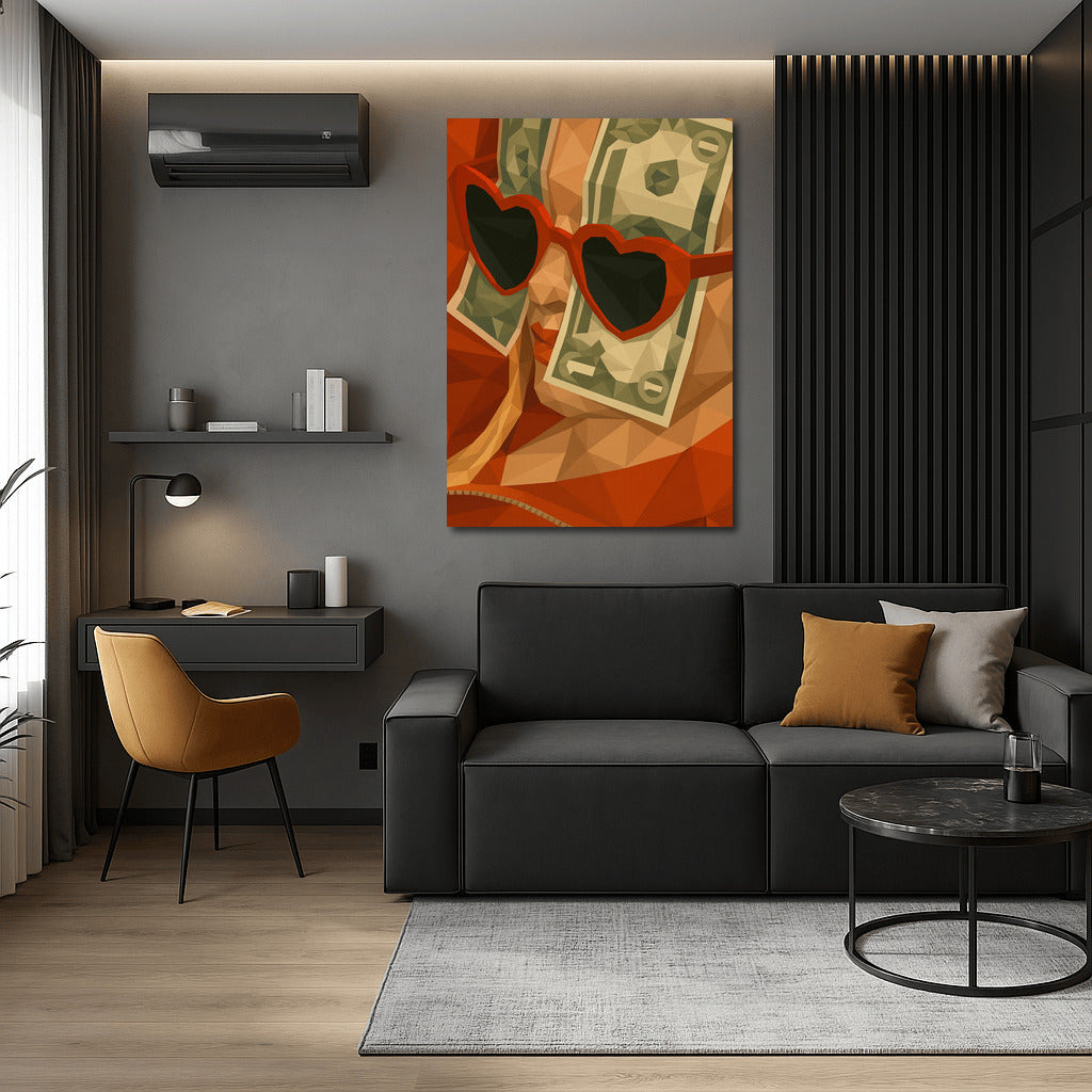 Glamour Glitter: Style and Money in Polygonal Design