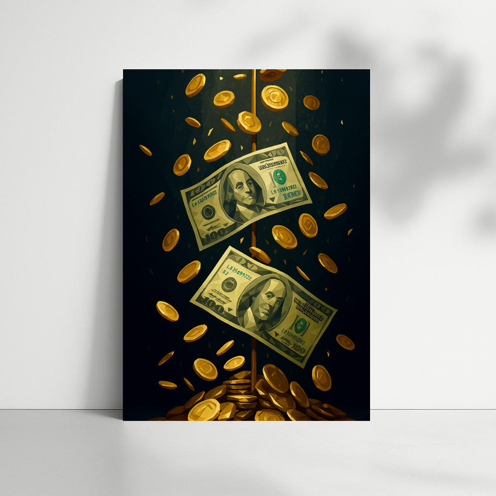 Dance of Abundance: Gold and Banknotes