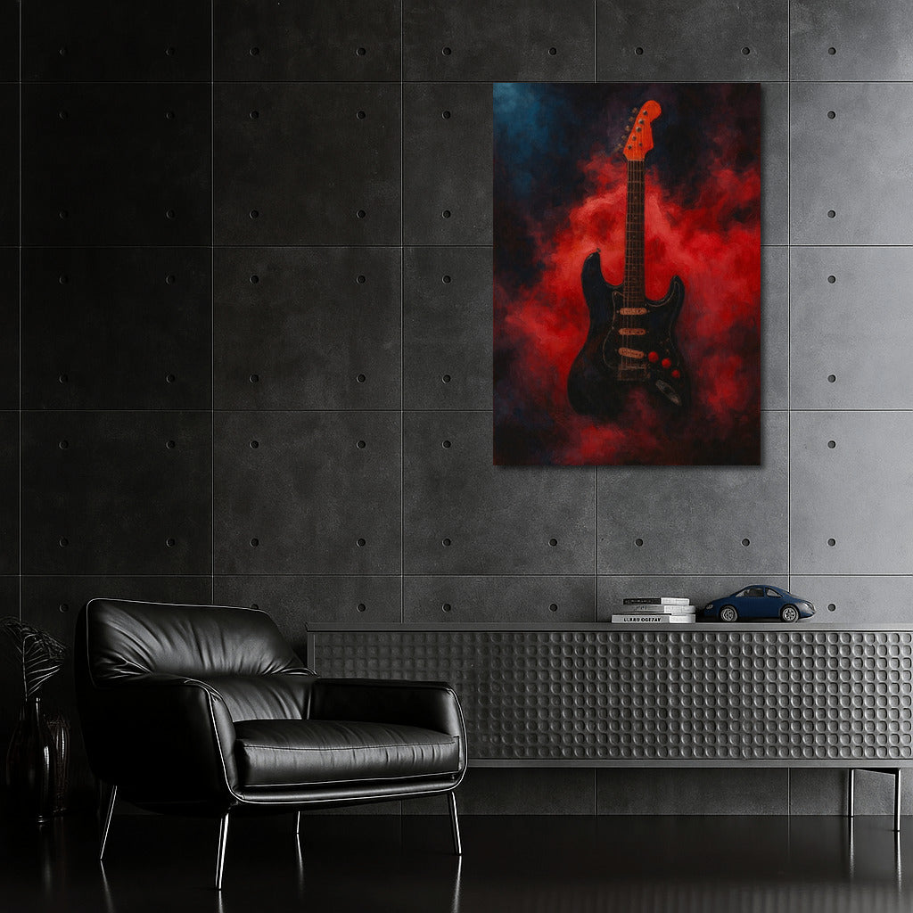 Electric Guitar from Smoke and Fire: Musical Inspiration