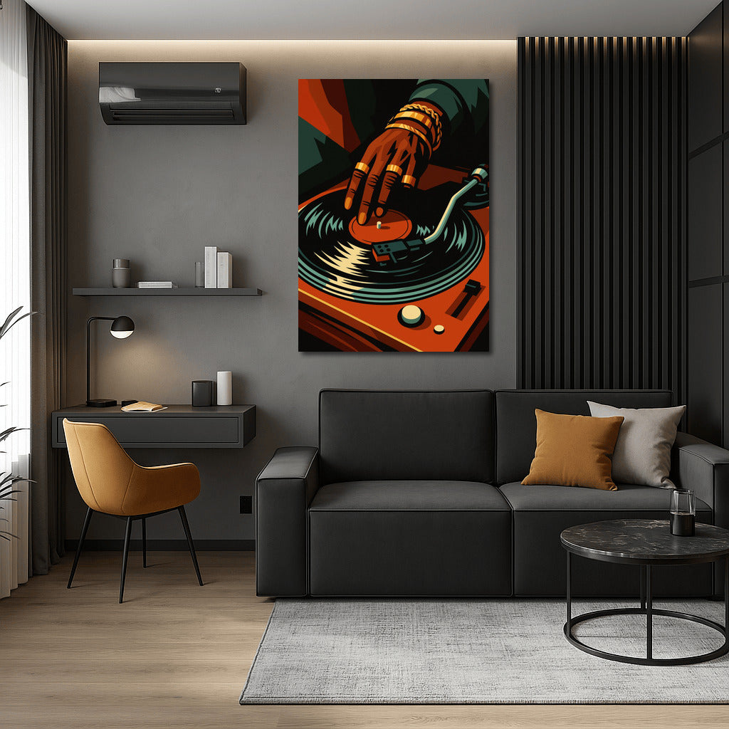 Vinyl Rhythm: Musical Instruments