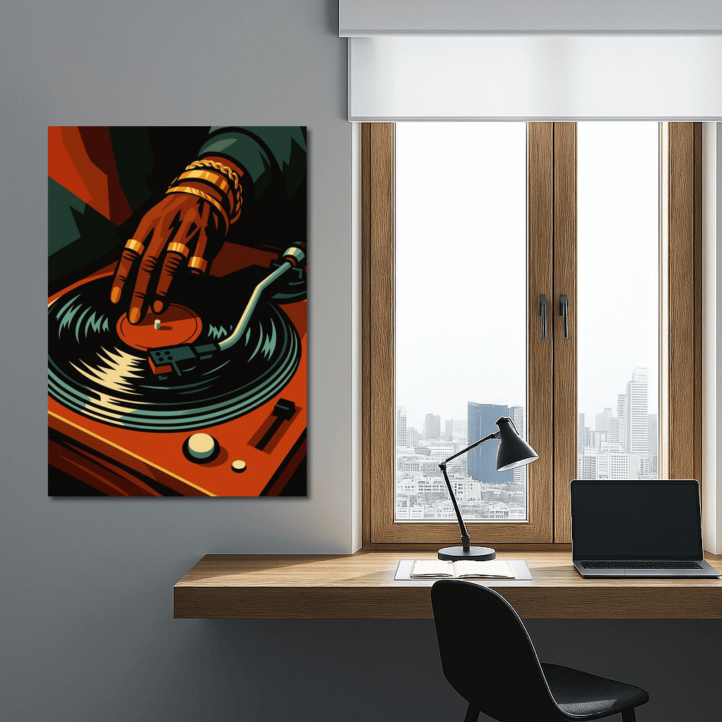 Vinyl Rhythm: Musical Instruments