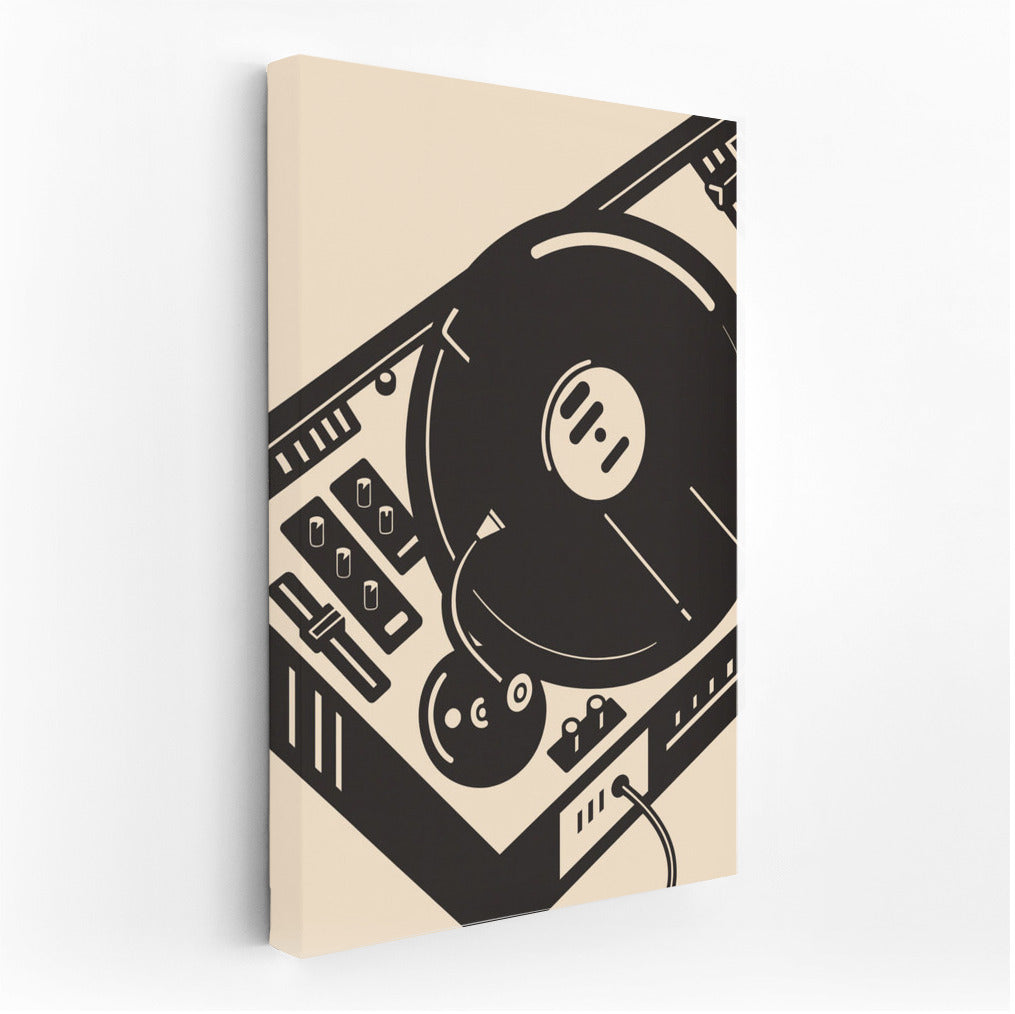 Vinyl Rhythm: Retro Chic Musical Instruments