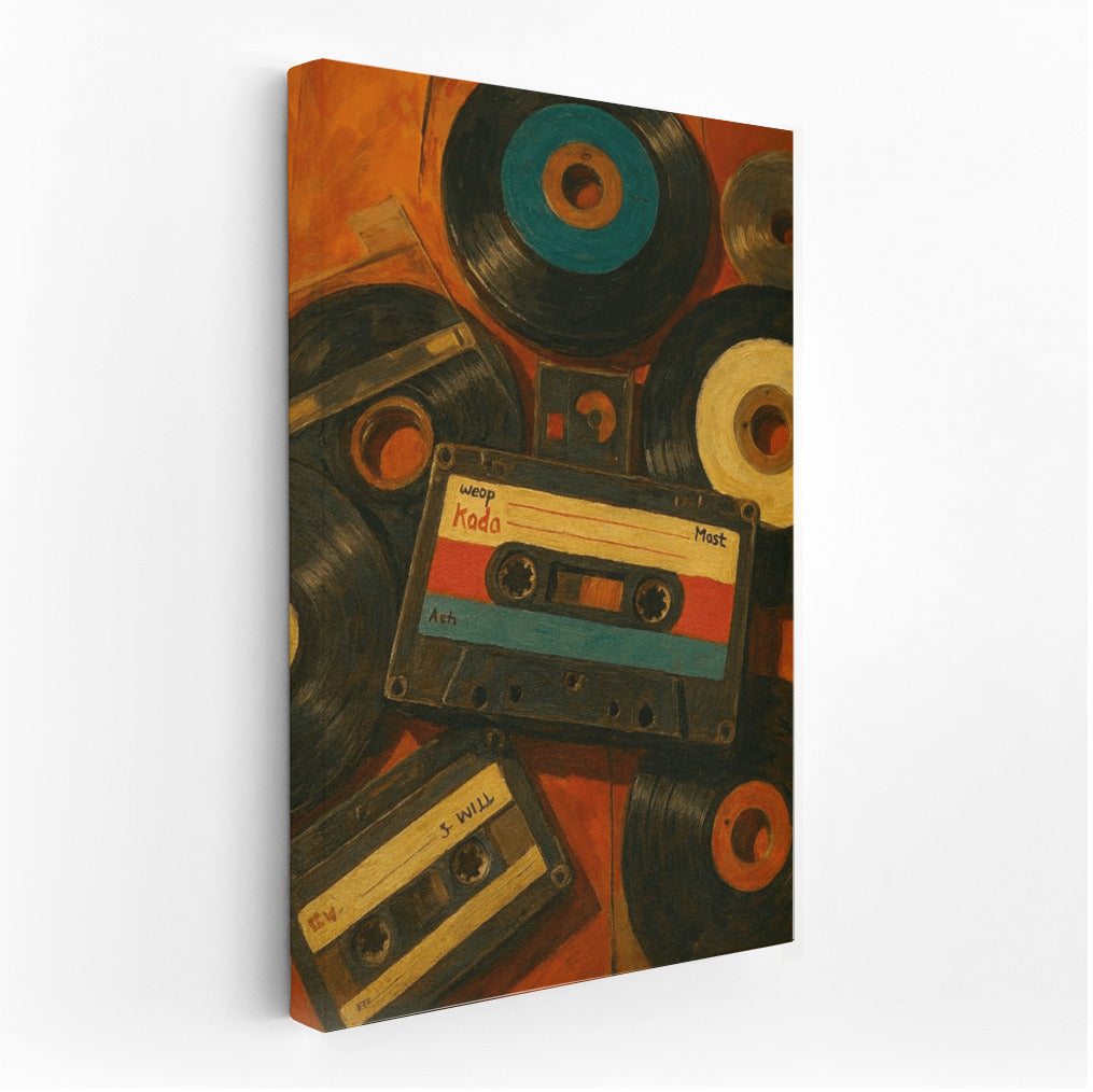 Vintage Music Era: Cassettes and Records
