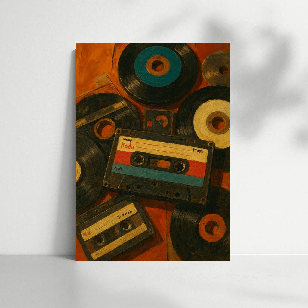 Vintage Music Era: Cassettes and Records