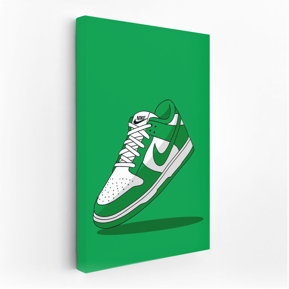 Green Nike Sneakers: Dynamic and Fresh