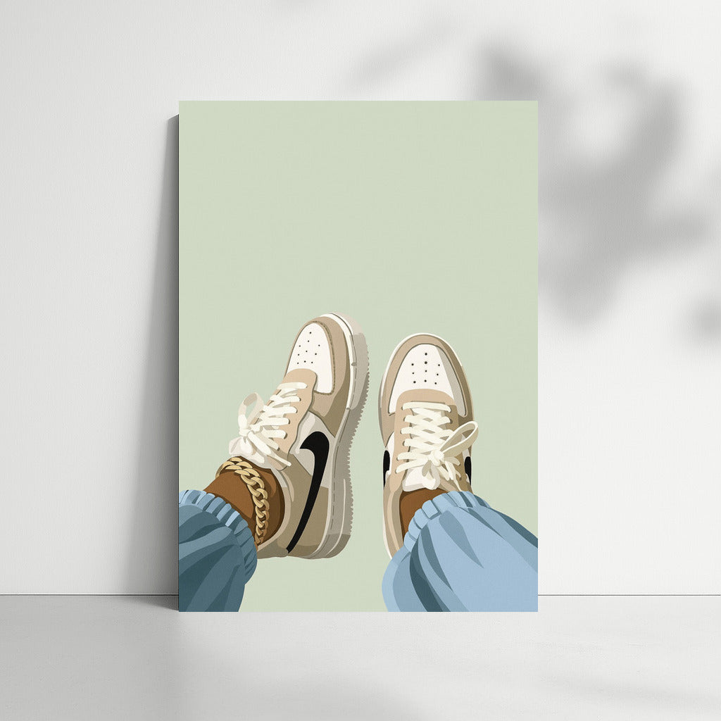 Dynamics of Style: Iconic Nike Sneakers