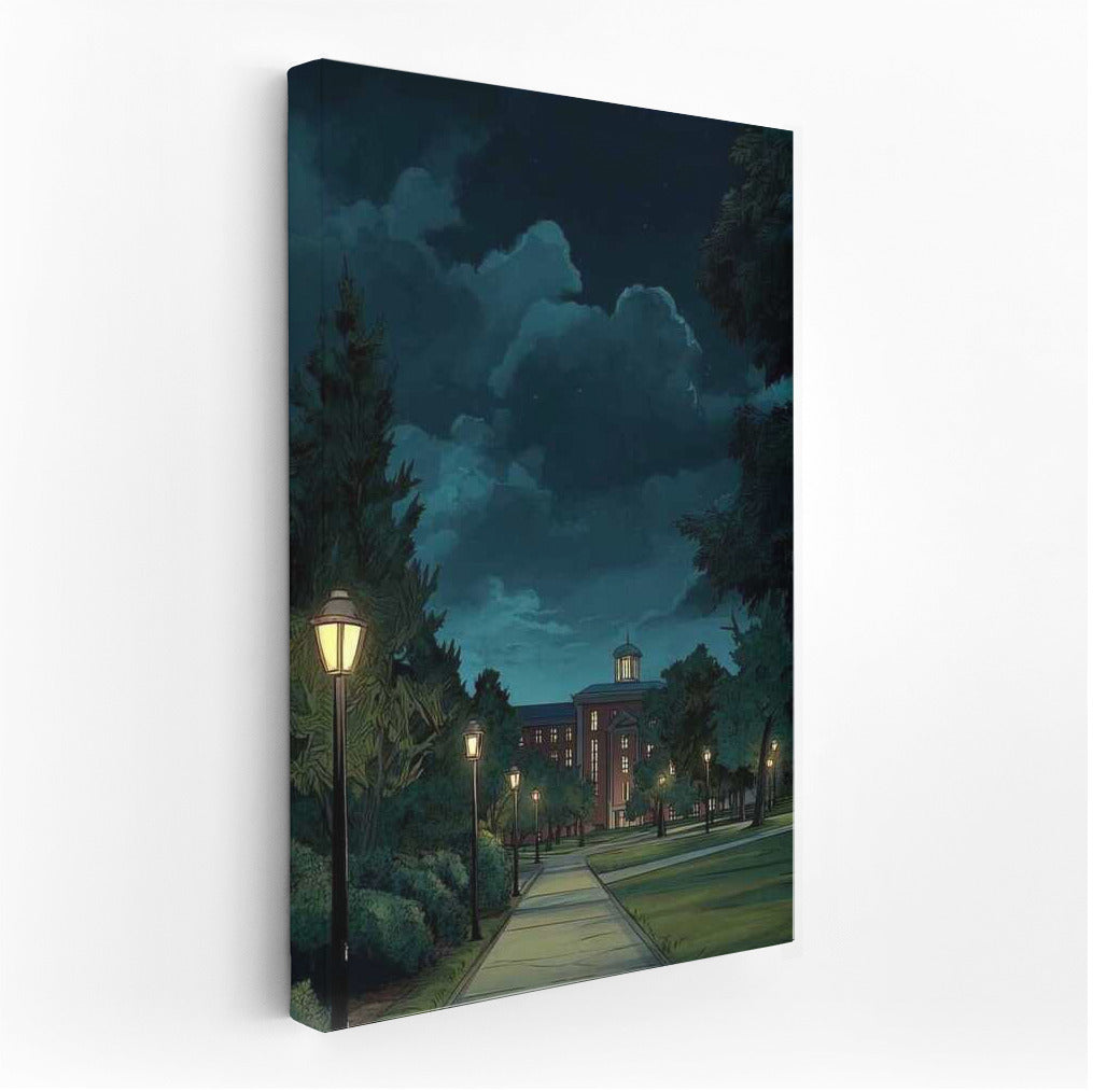 Light of the Lanterns: The Path to an Architectural Masterpiece in a Night Park