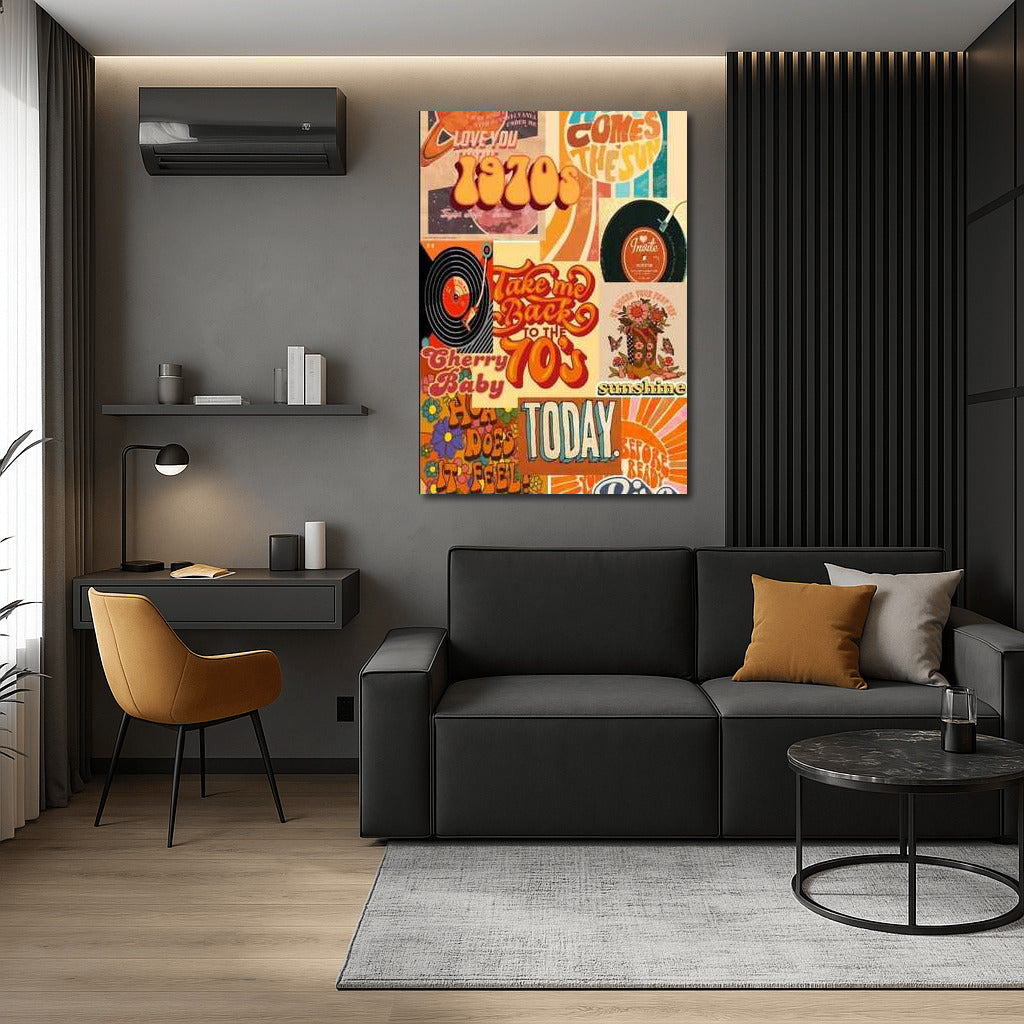 Vibrant Vibes: Vintage 70's Style