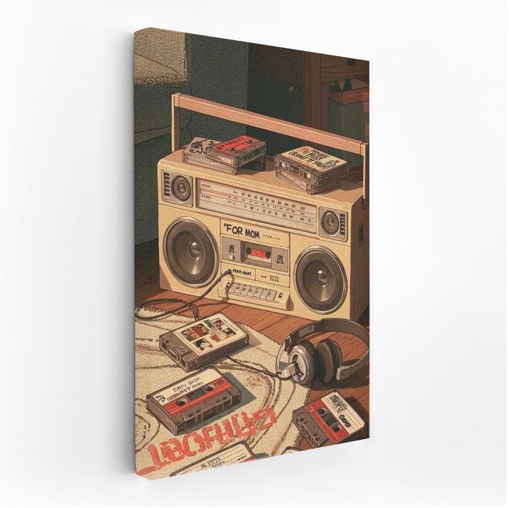 Memories of the 80s: Cassettes and Boombox