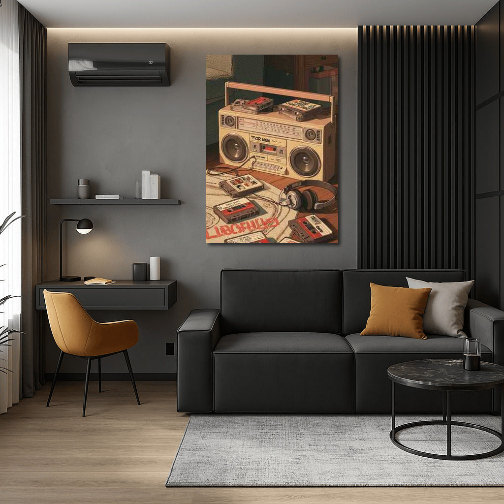 Memories of the 80s: Cassettes and Boombox