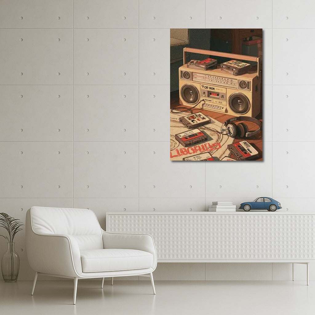 Memories of the 80s: Cassettes and Boombox