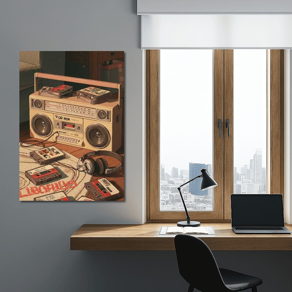 Memories of the 80s: Cassettes and Boombox