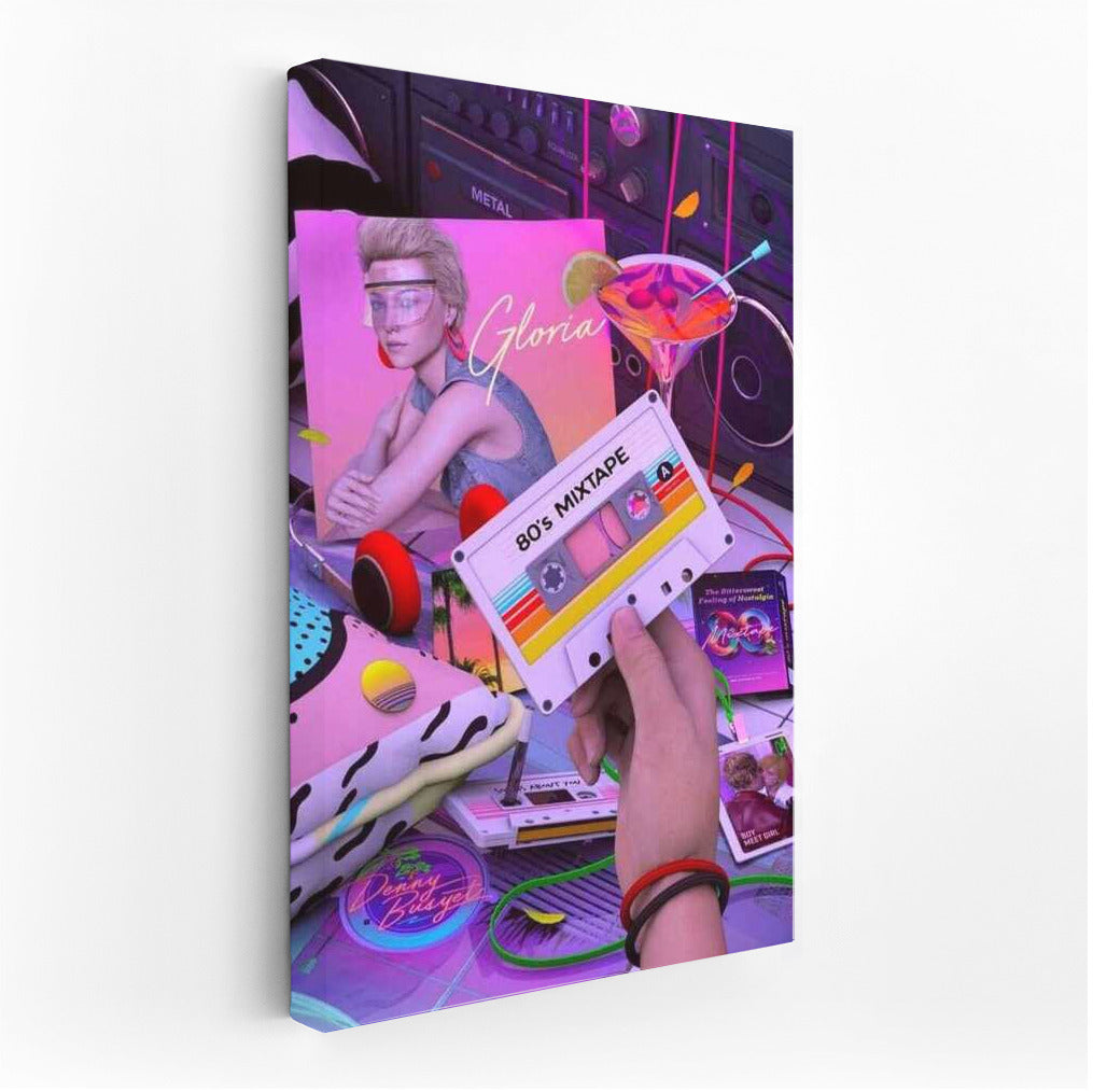 Bright Cassettes: Vintage Nostalgia of the 80s