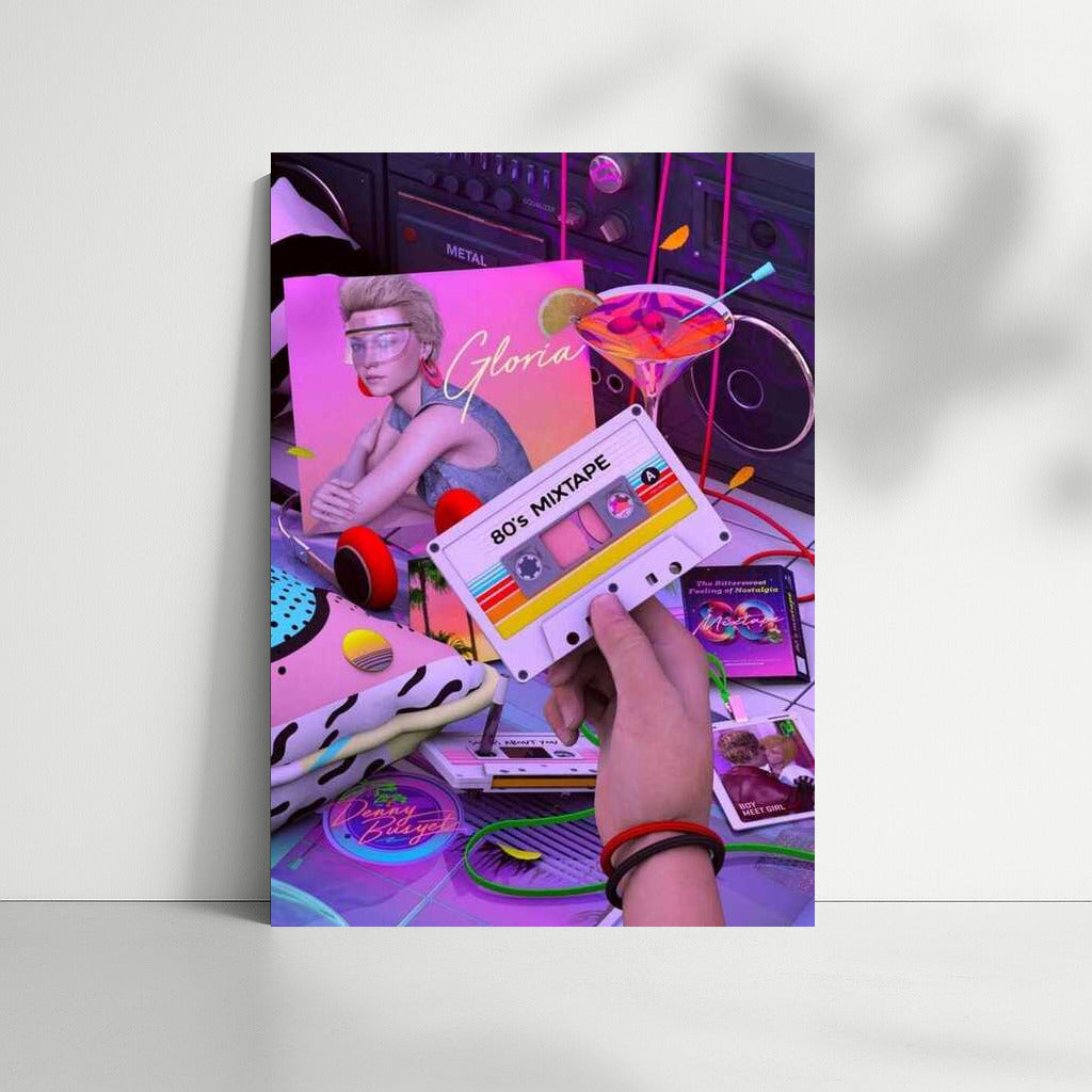 Bright Cassettes: Vintage Nostalgia of the 80s