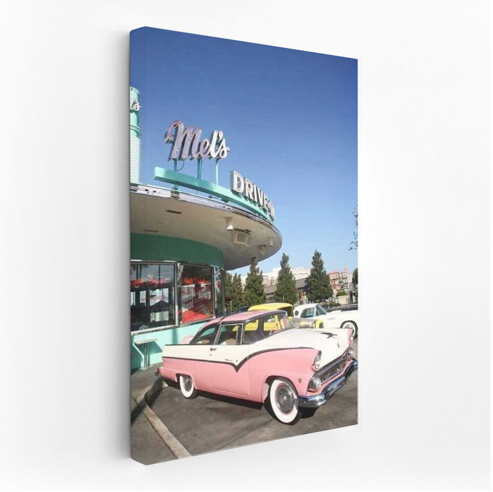 Pink Ford at Retro Cafe: 90s Nostalgia