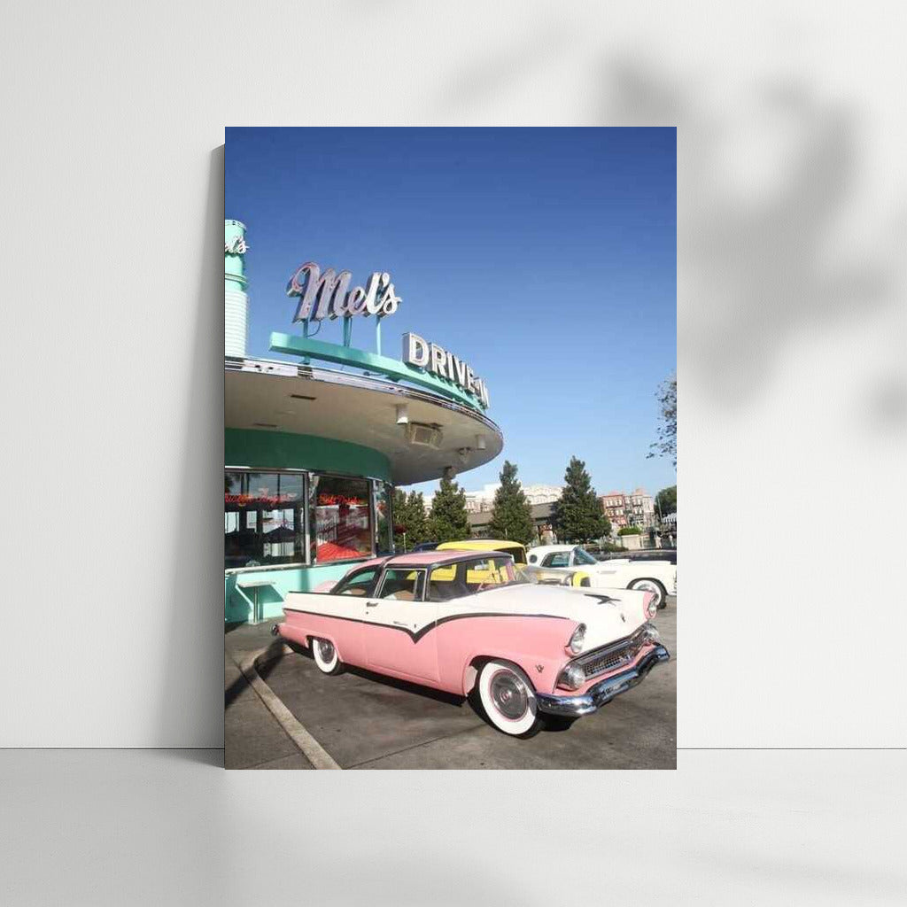 Pink Ford at Retro Cafe: 90s Nostalgia