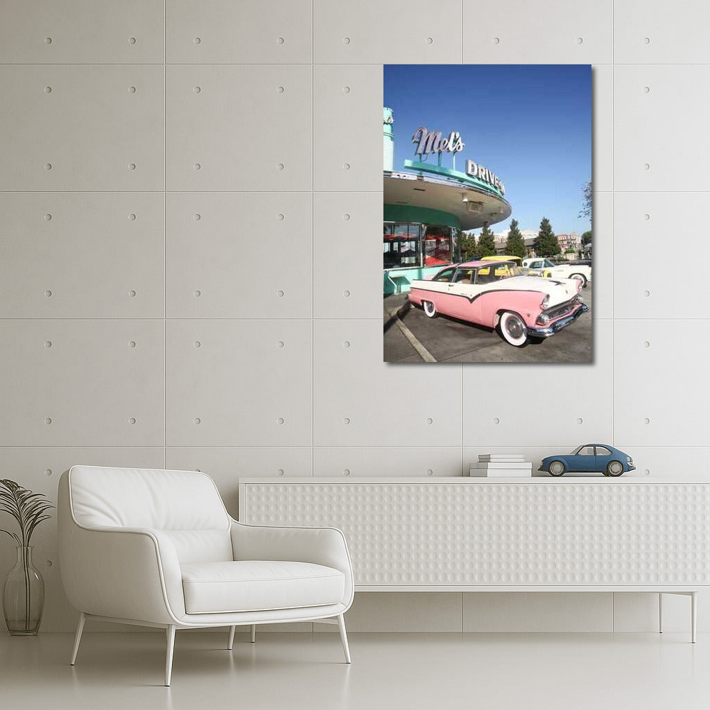 Pink Ford at Retro Cafe: 90s Nostalgia