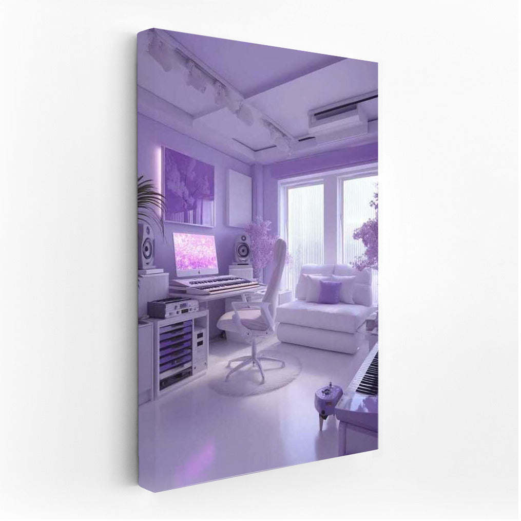 Purple Interior: Style and Comfort in Architectural Design