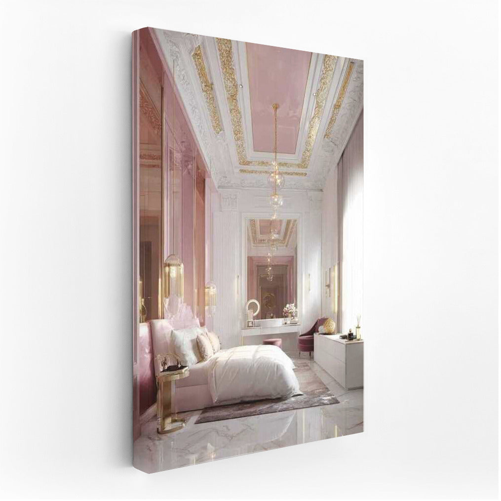 Pink Symphony: Architectural Chic and Interior Harmony