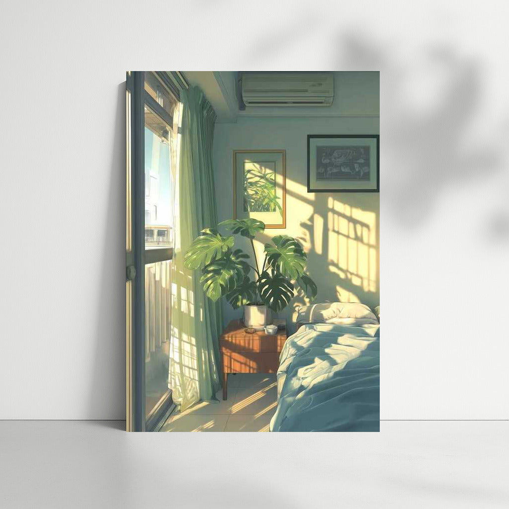 Solar Harmony: Bright Room in Architectural Interior