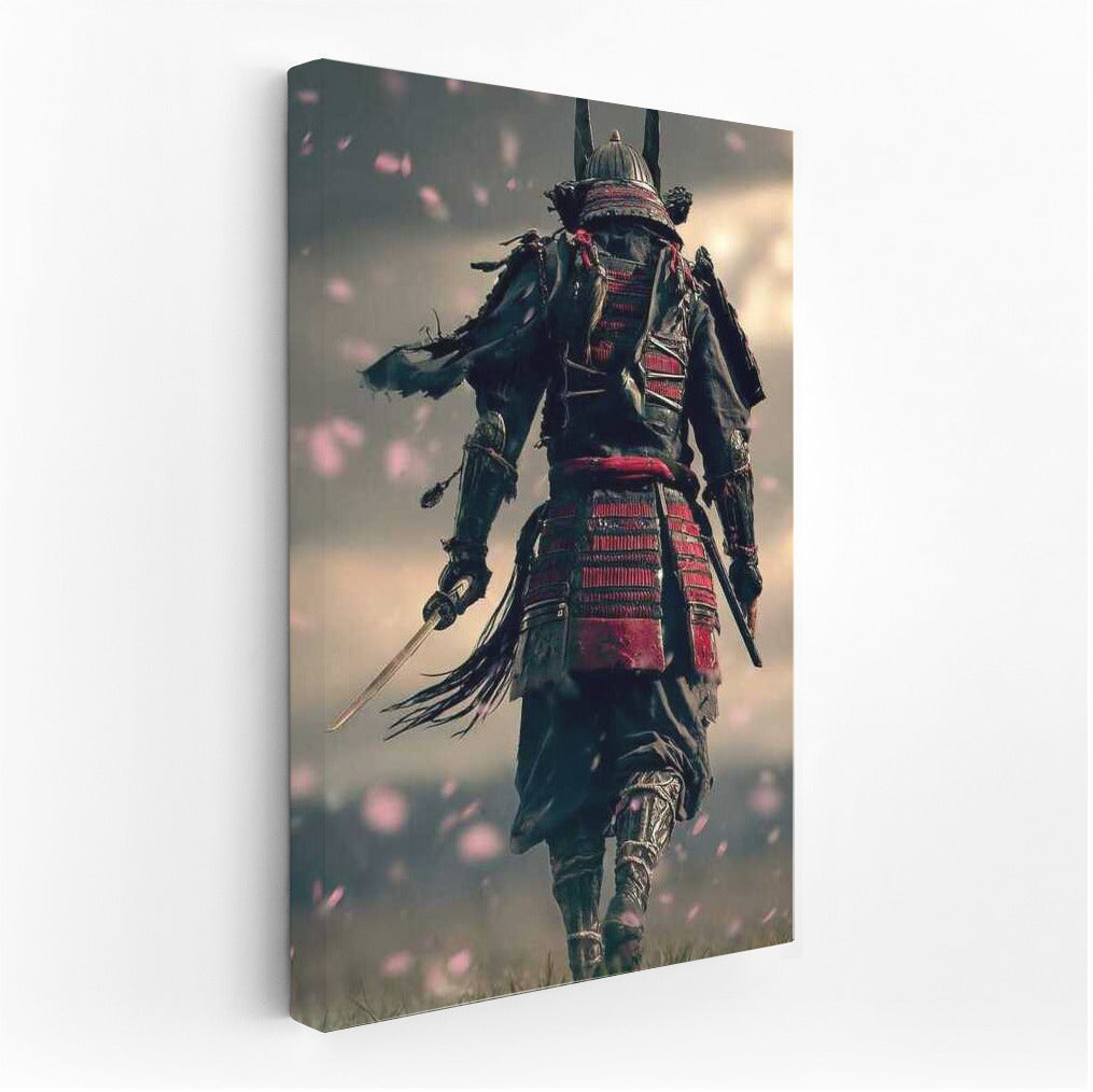 The Eternal Path of the Samurai Among the Blooming Petals
