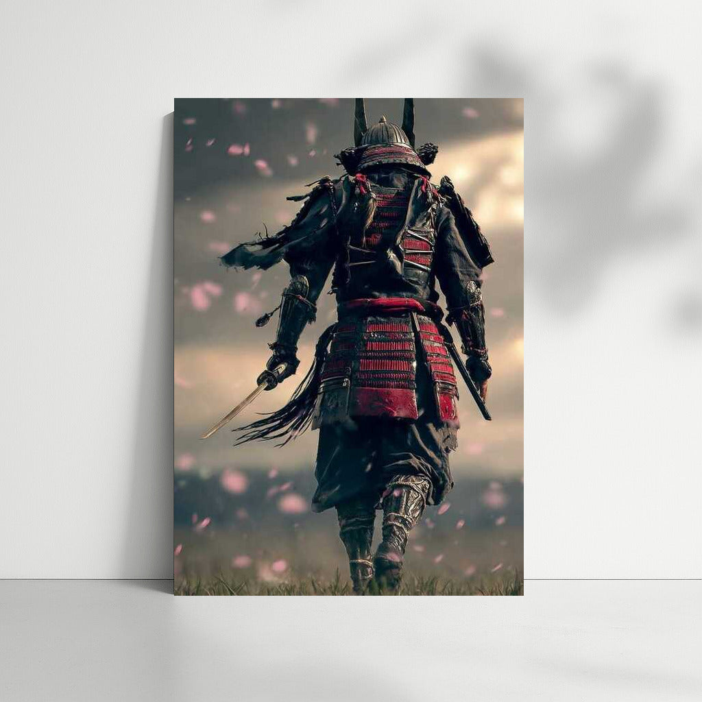 The Eternal Path of the Samurai Among the Blooming Petals