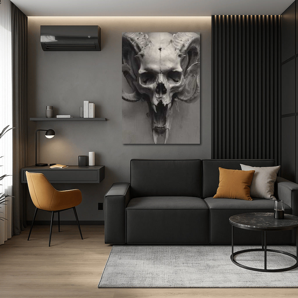 Skull with Horns: Mysticism and Nature