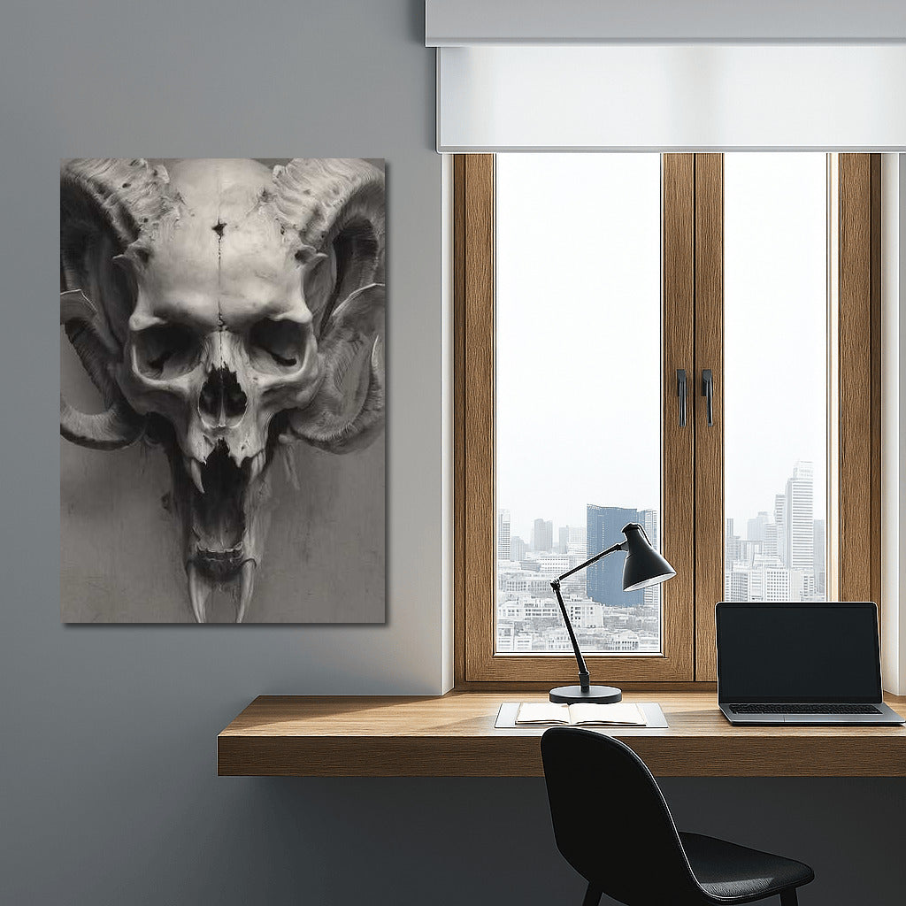 Skull with Horns: Mysticism and Nature