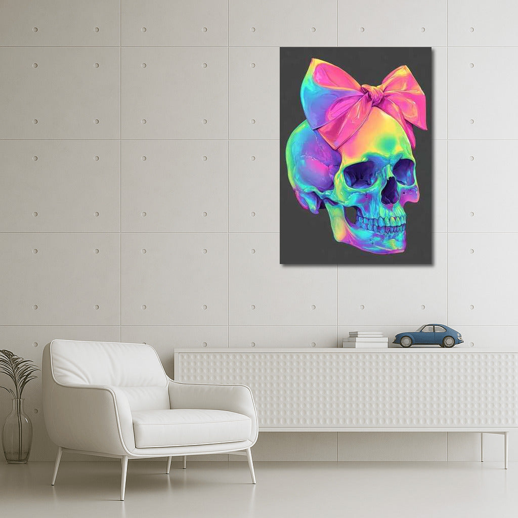 Skull with Bow: Bright Riddle