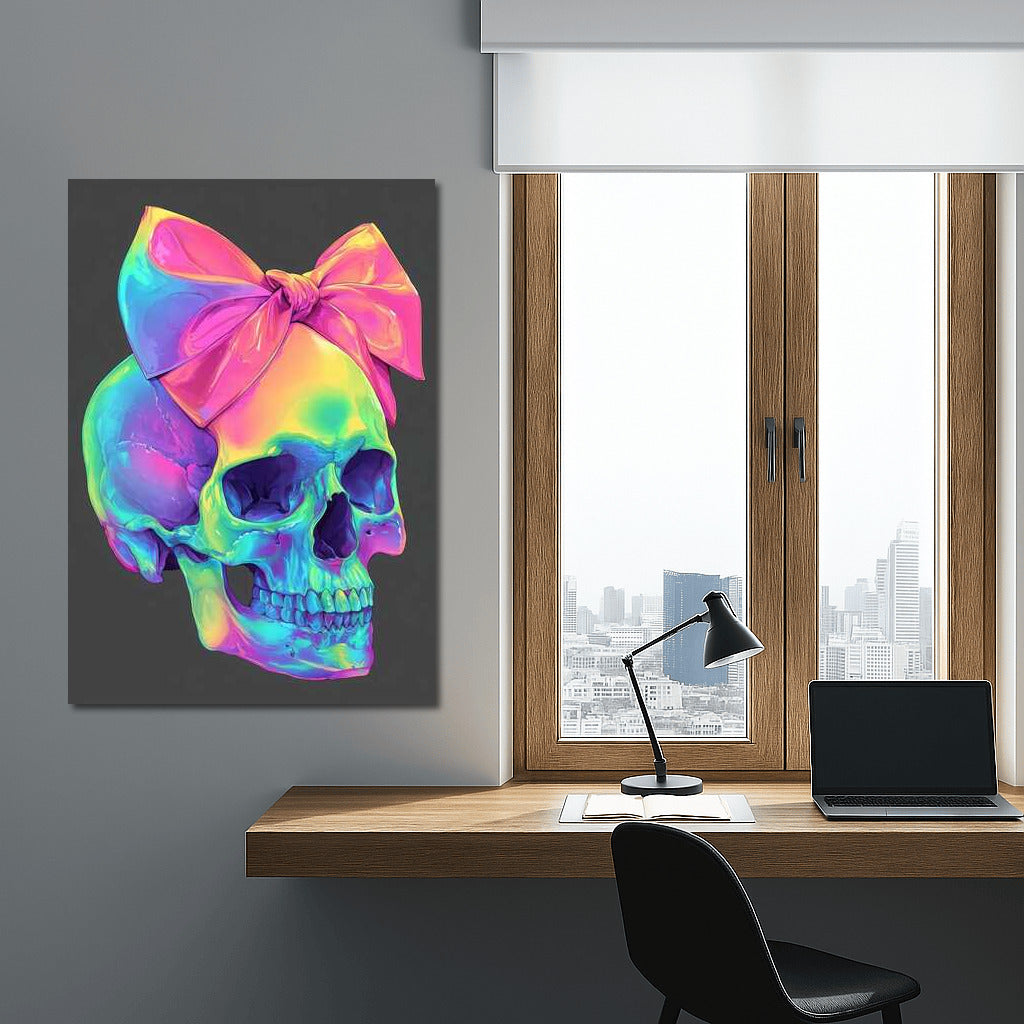 Skull with Bow: Bright Riddle