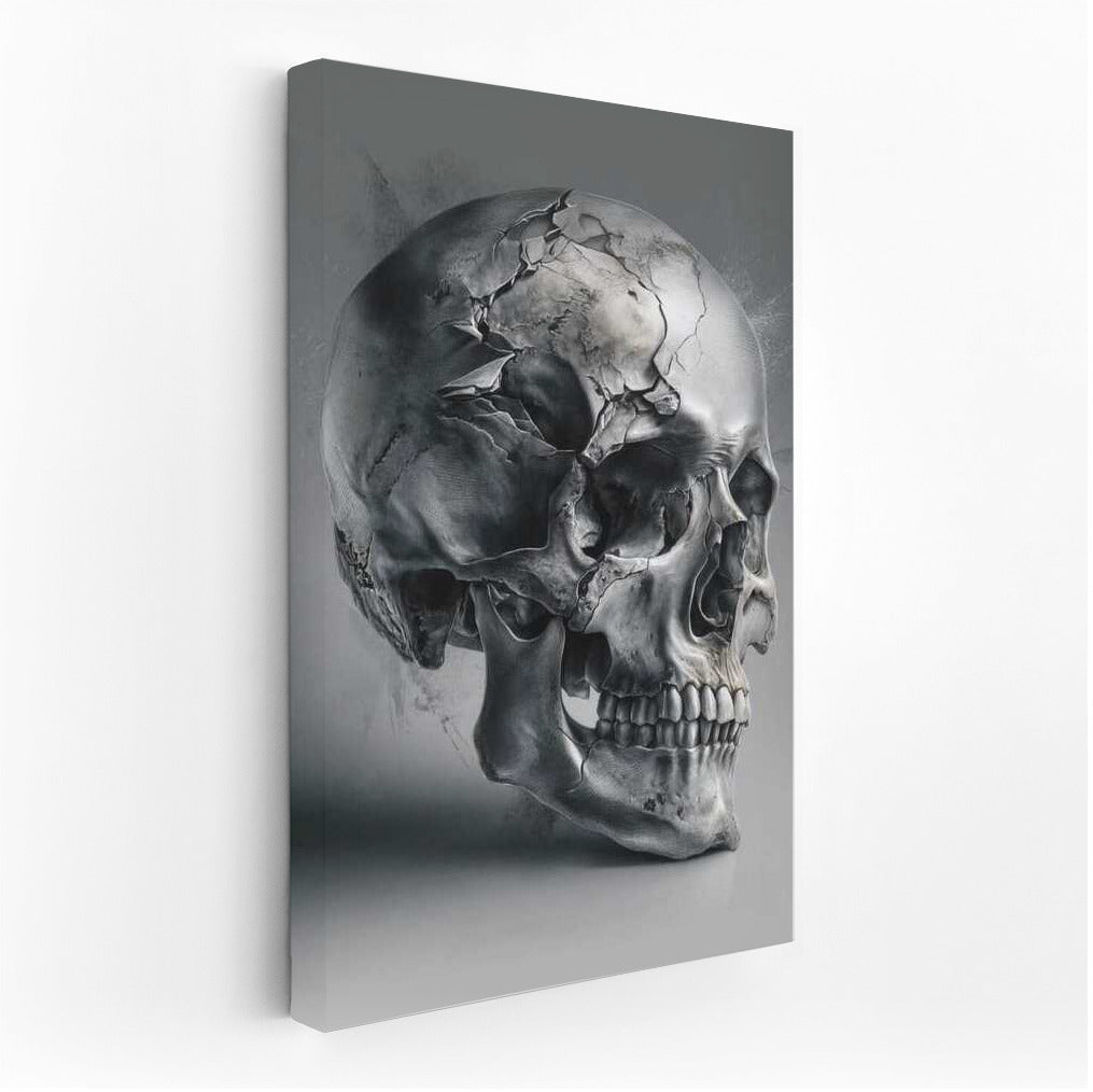 Skull of Time: The Living Art of Cracks