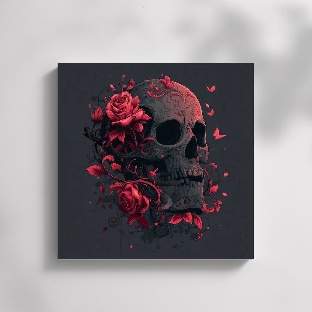 Skull and Roses: Symphony of Life and Eternity