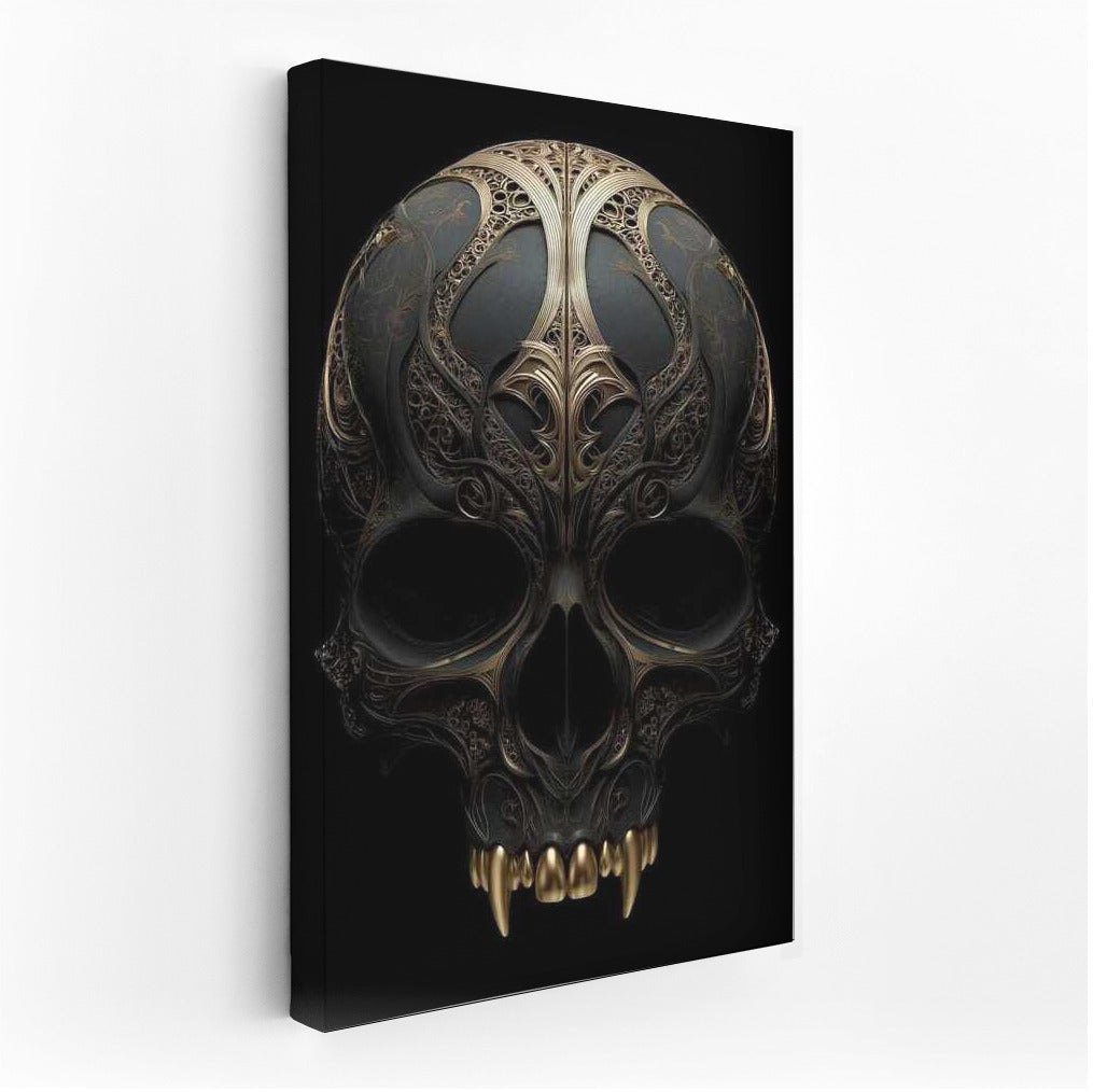 Elegant Skull: Symphony of Skeletal Decor